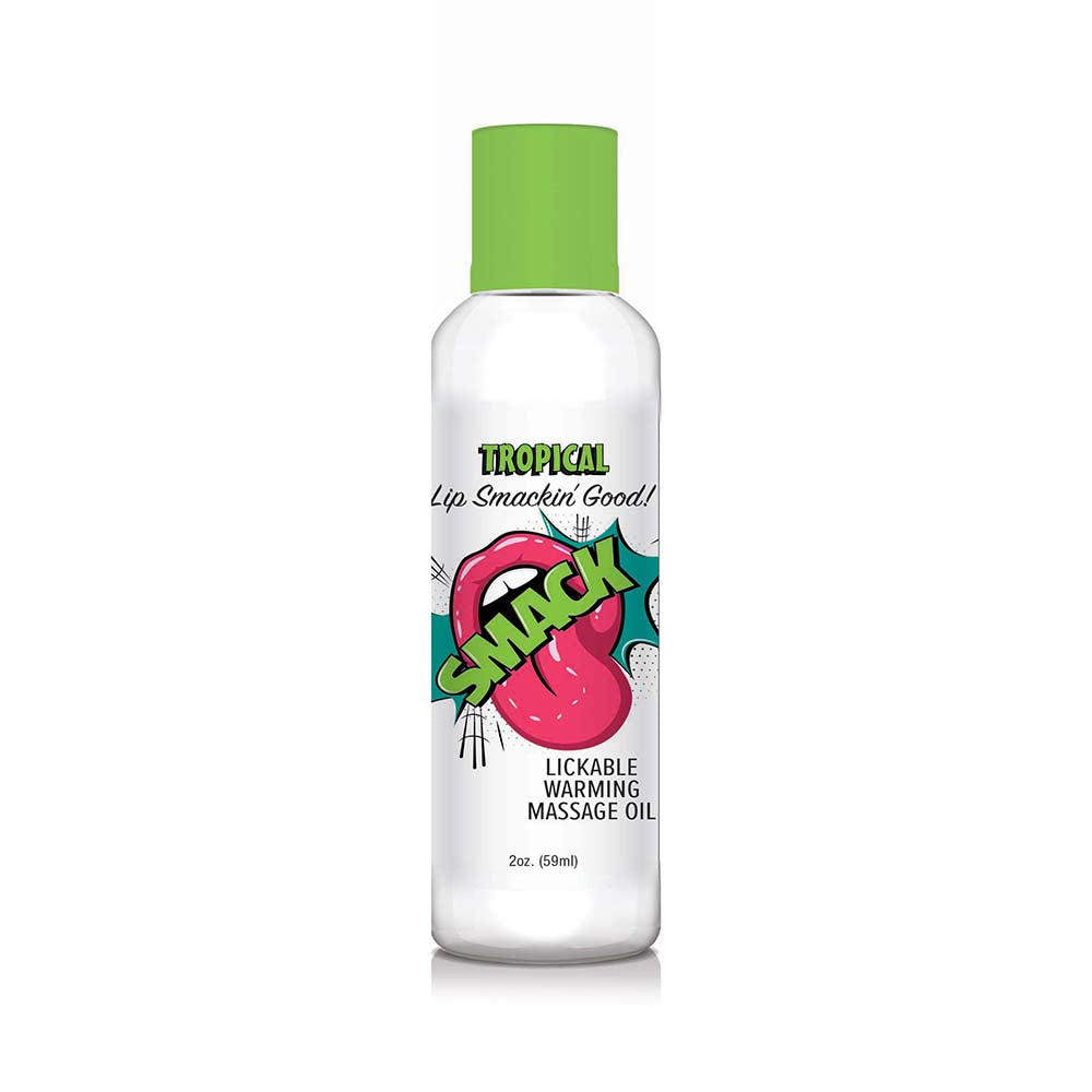 Smack Lickable Massage Oil Tropical 2 oz. - Fantasies Boutique