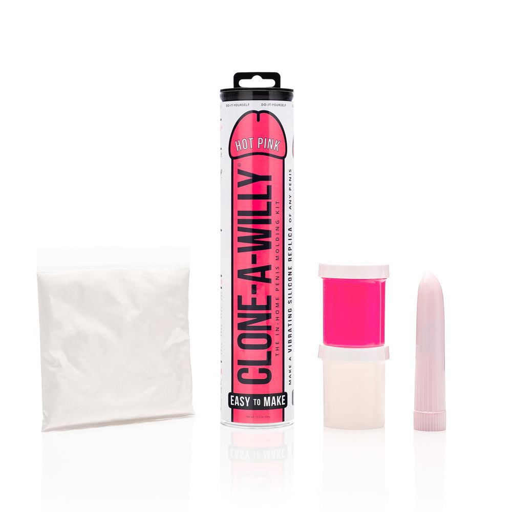 Clone-A-Willy DIY Vibrating Dildo Kit Hot Pink - Fantasies Boutique