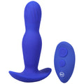A-Play EXPANDER Rechargeable Silicone Anal Plug with Remote Blue - Fantasies Boutique