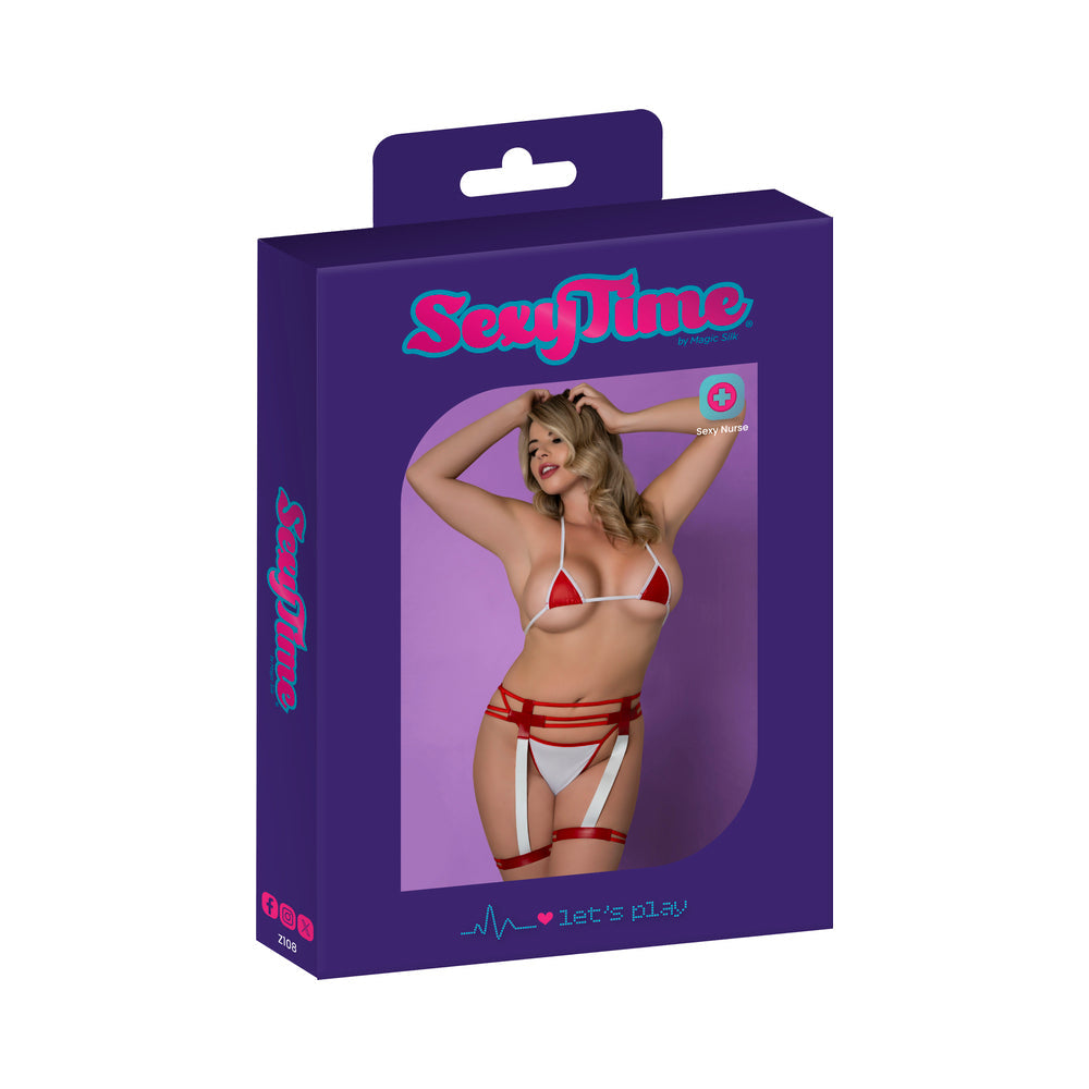 Magic Silk Sexy Time Pulse Check White L/XL