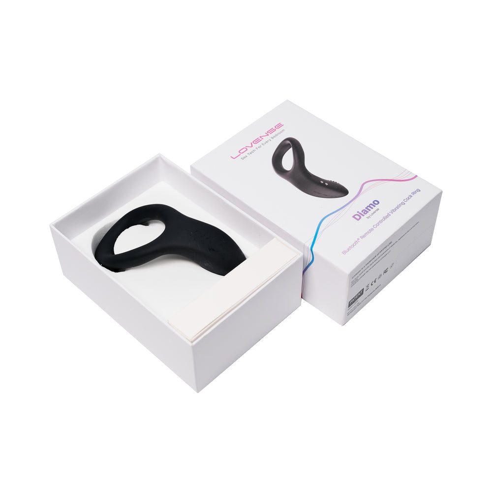 Lovense Diamo Bluetooth Remote-Controlled Vibrating Cockring - Fantasies Boutique