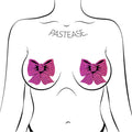 Pastease Bow: Hot Pink Glitter Bows Pasties