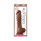 Colours Pleasures 8 in. Dildo Brown - Fantasies Boutique