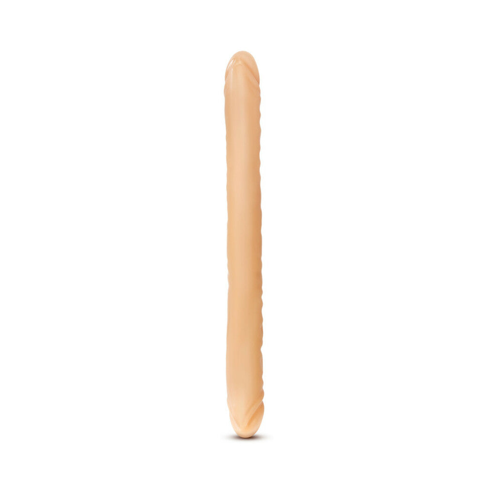 Blush B Yours 18 in. Double Dildo Beige - Fantasies Boutique