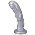 Tantus Magma 7 in. Fantasy Dildo Medium-Firm Silver - Fantasies Boutique