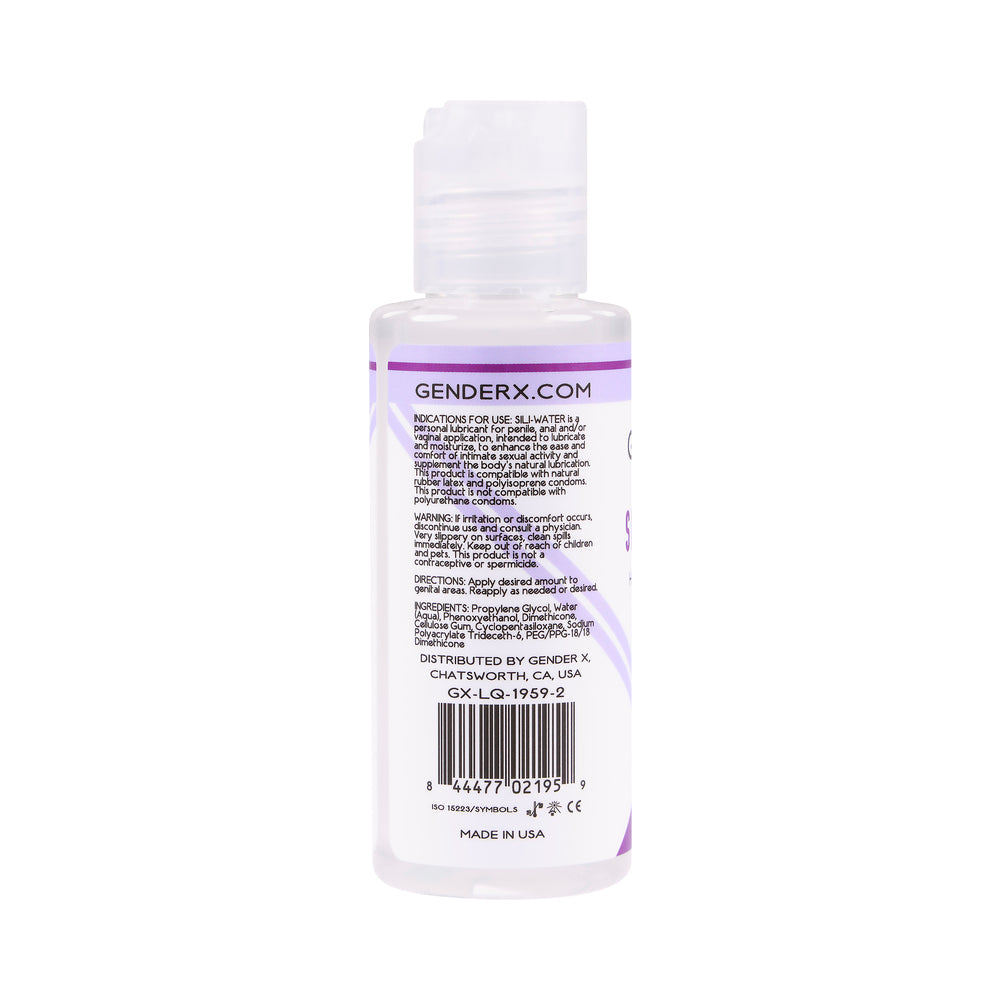 Gender X Sili-Water Hybrid Personal Lubricant 2 oz.