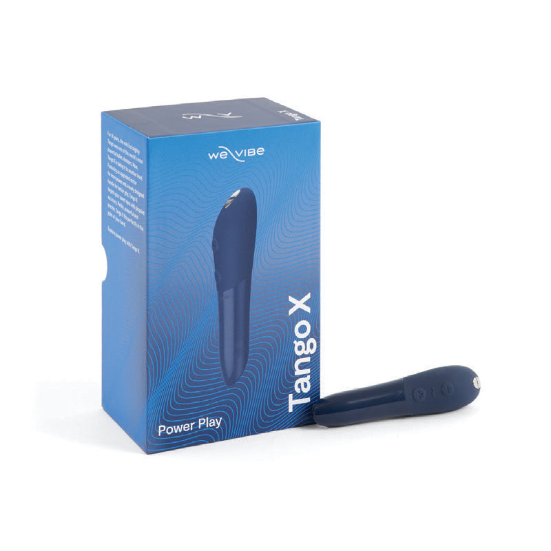 We-Vibe Tango X Rechargeable Silicone Intense Bullet Vibrator Midnight Blue - Fantasies Boutique