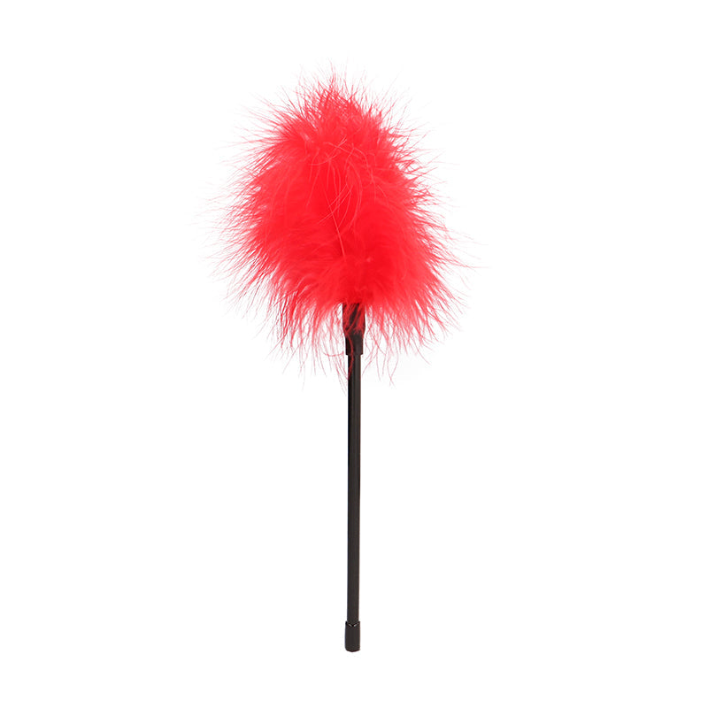 Ouch! Feather Tickler Red - Fantasies Boutique