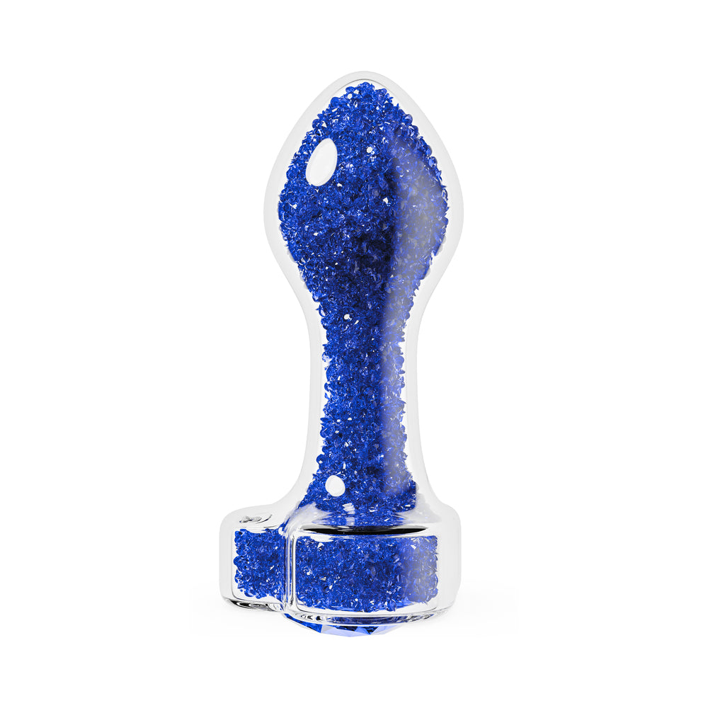 Oh My Gem Prestige Glass Anal Plug Blue