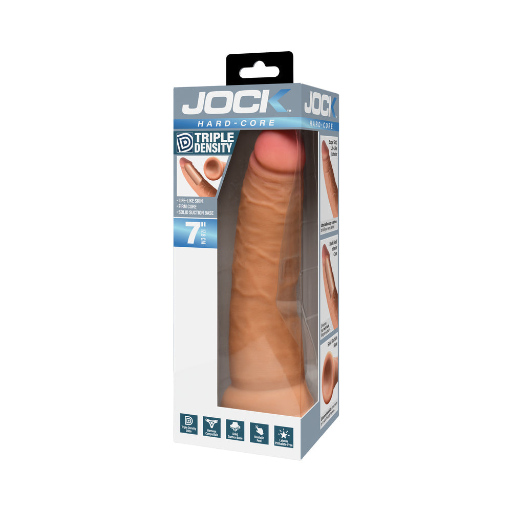 JOCK Hard-Core Triple Density Dildo 7 in. Medium