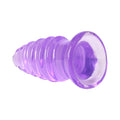 Crystal Jellies Anal Twist 5 in. Purple