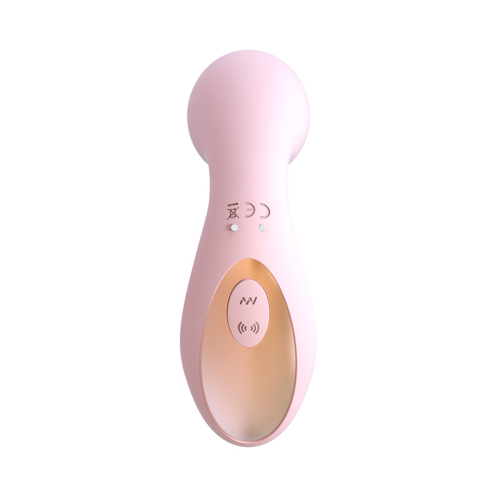 Shots Irresistible Desirable Rechargeable Silicone Soft Pressure Air Wave Dual Stimulator Pink - Fantasies Boutique