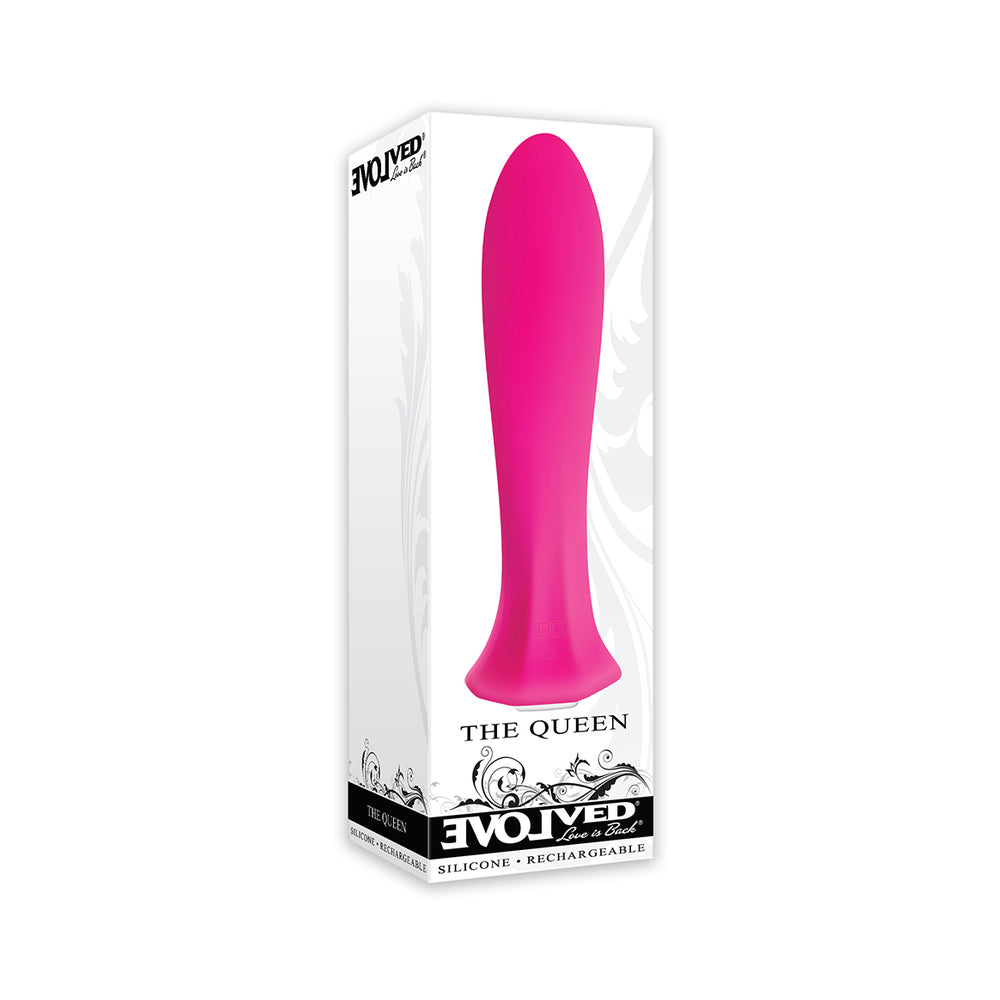 Evolved The Queen Rechargeable Silicone Mini Vibrator Pink - Fantasies Boutique