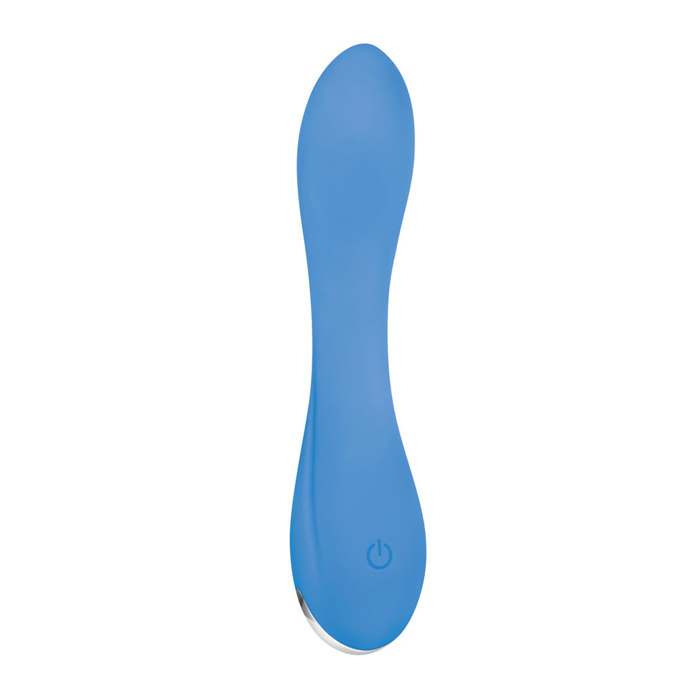 Evolved Blue Crush Rechargeable Silicone G-Spot Vibrator Blue - Fantasies Boutique