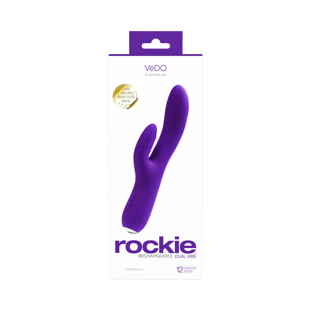 VeDO Rockie Rechargeable Dual Vibe - Into You Indigo - Fantasies Boutique