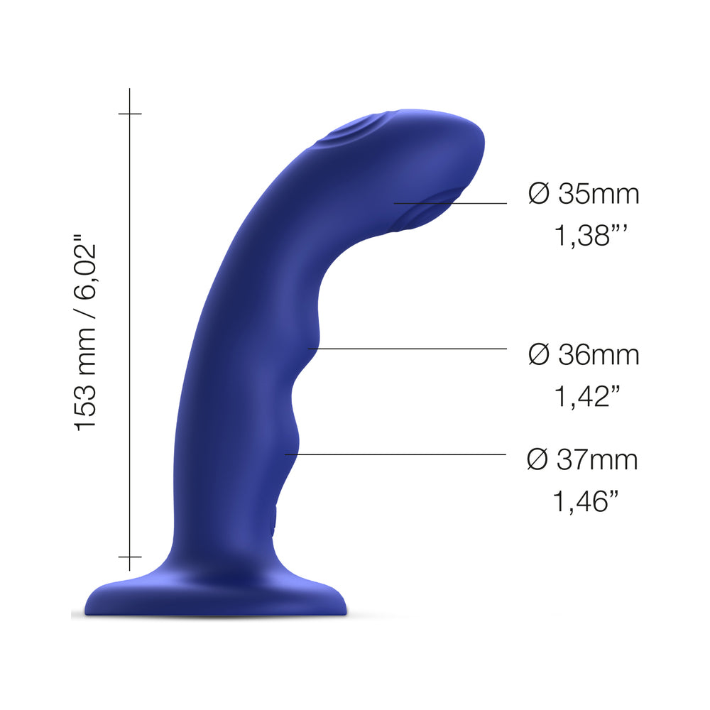 Strap-On-Me Tapping Dildo Wave Night Blue - Fantasies Boutique