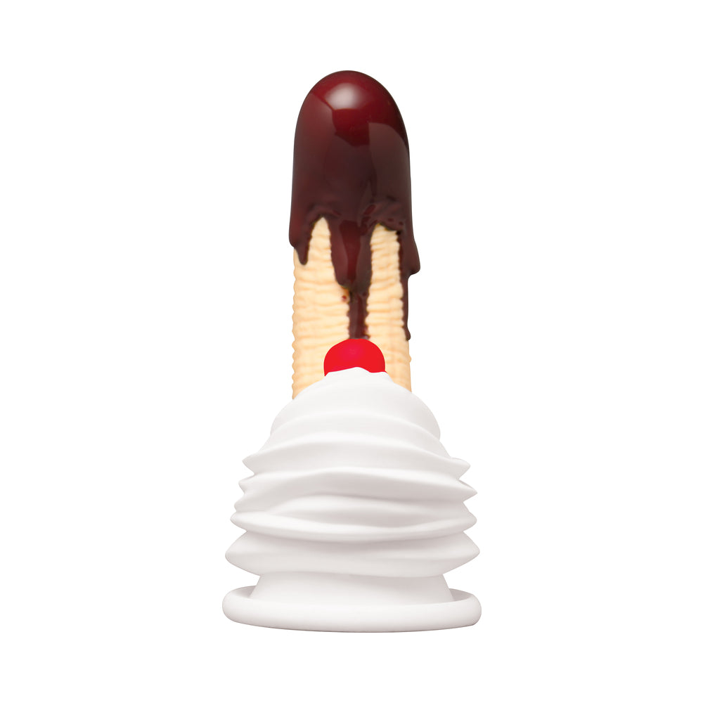 Simply Sweet Chocolate Dipped Banana Split Premium Silicone Dildo