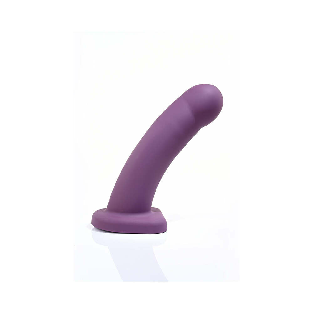 Sportsheets Merge Collection Banx 8 in. Silicone Hollow Dildo Plum - Fantasies Boutique