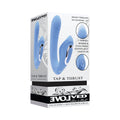 Evolved Tap & Thrust Rechargeable Thrusting Pulsing Silicone Dual Stimulator Blue - Fantasies Boutique