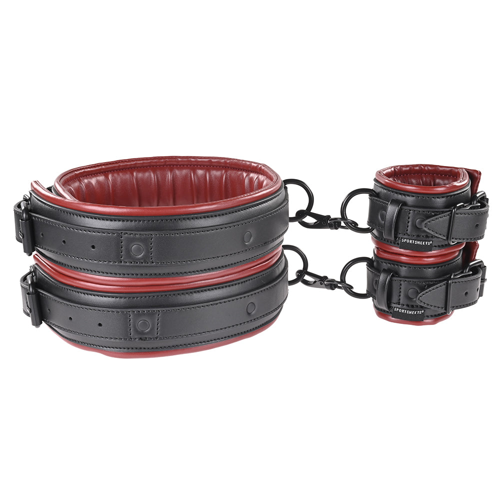 Sportsheets Saffron Adjustable Thigh & Wrist Cuff Set - Fantasies Boutique