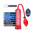 Performance VX101 Male Enhancement Pump Red - Fantasies Boutique