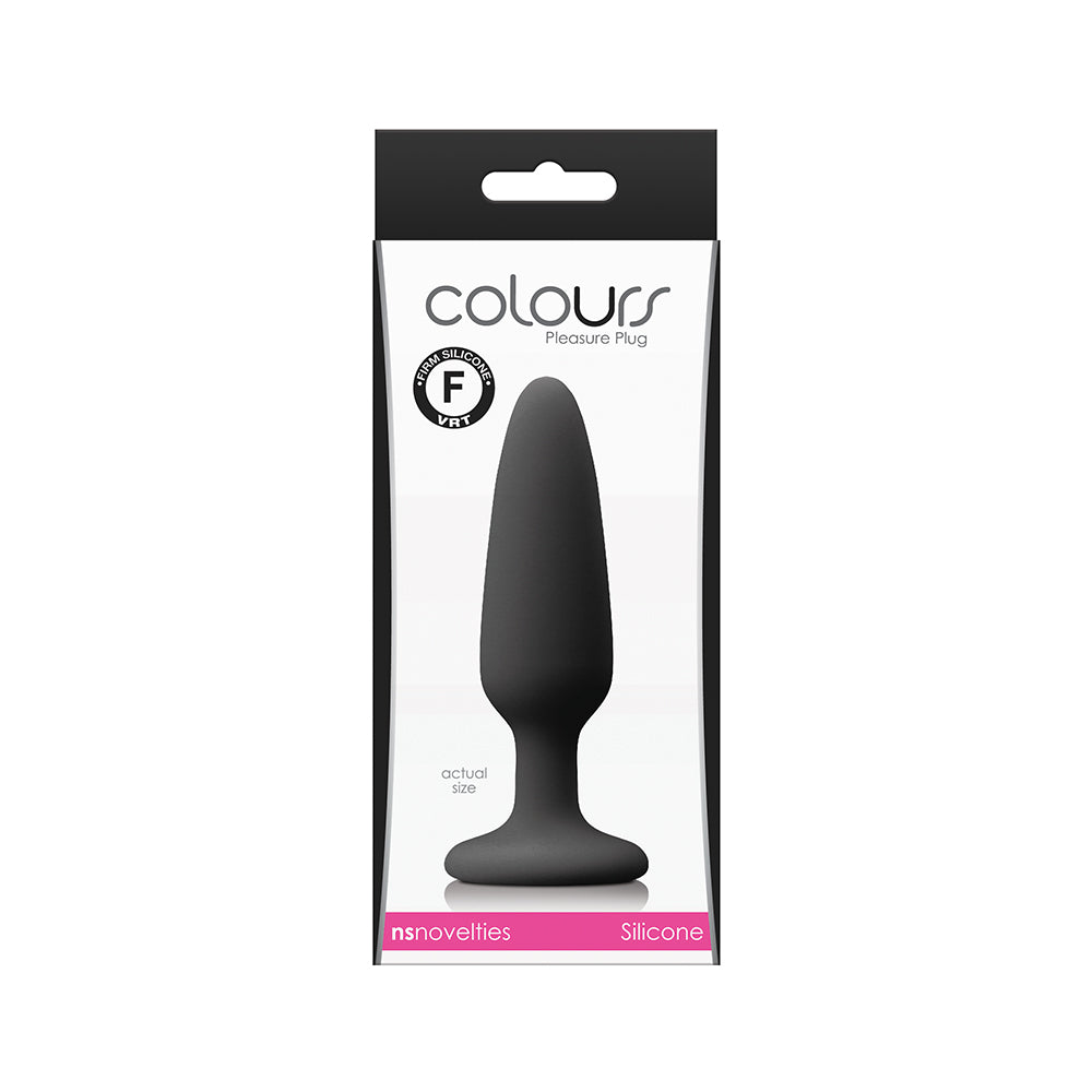 Colours Pleasure Plug Small Black - Fantasies Boutique