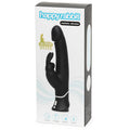 Happy Rabbit Realistic Rechargeable Silicone Rabbit Vibrator Black - Fantasies Boutique