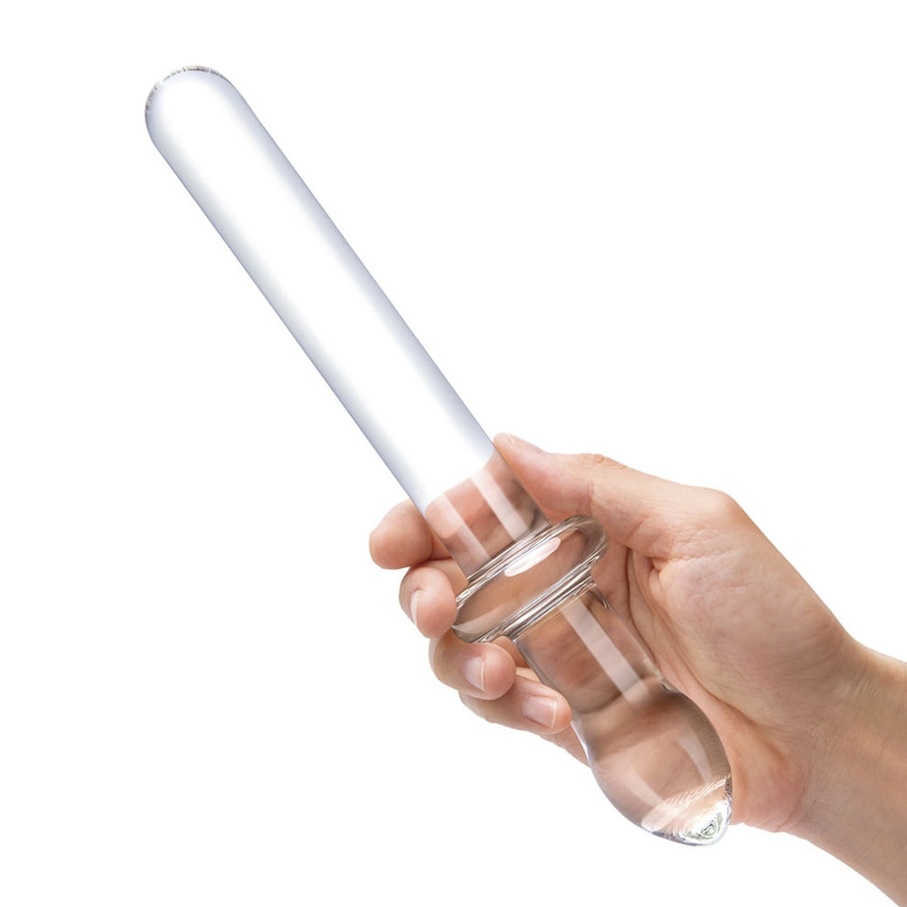 Glas Classic 9.25 in. Smooth Dual-Ended Glass Dildo - Fantasies Boutique