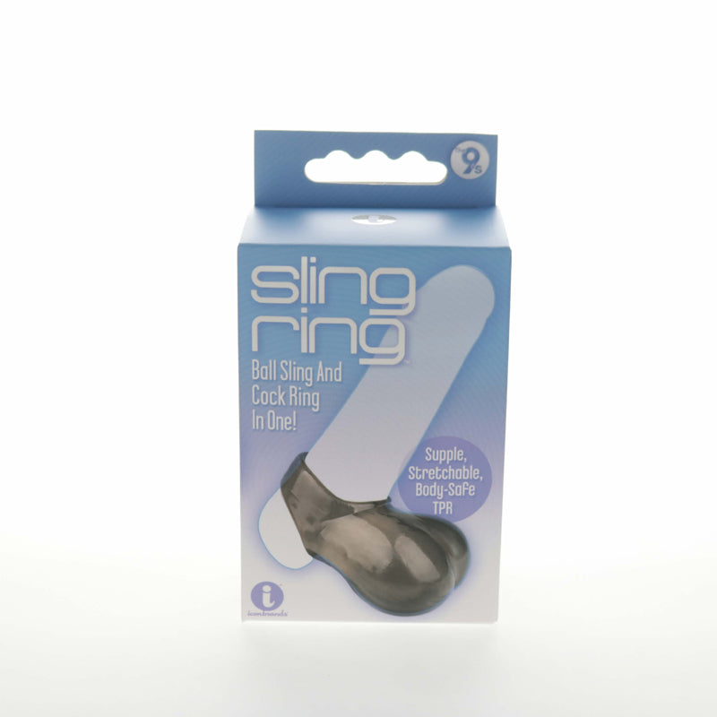 The 9's Sling and Ring Cock Ring and Ball Sling - Fantasies Boutique