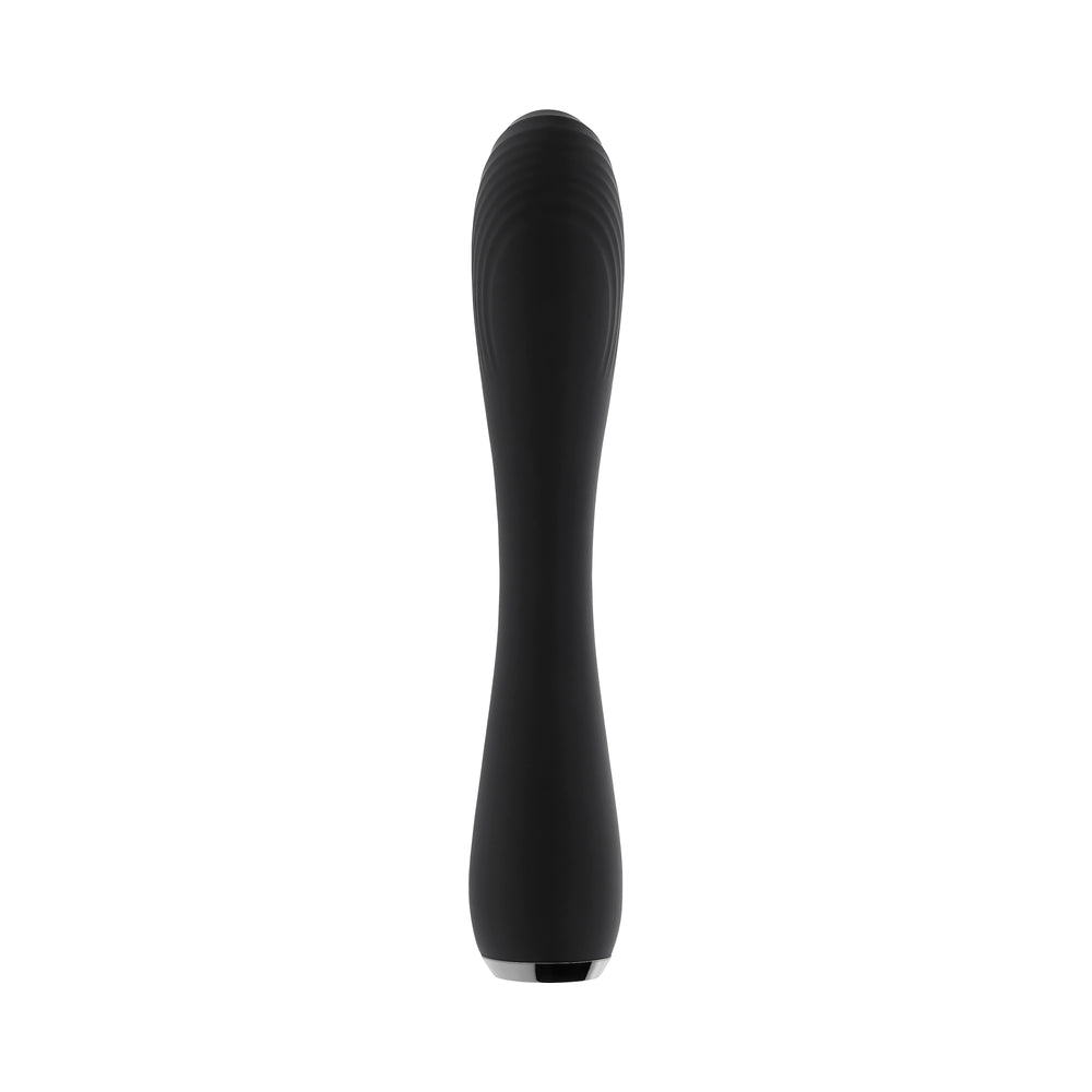 Selopa Midnight Magic Rechargeable Vibrator Silicone Black - Fantasies Boutique