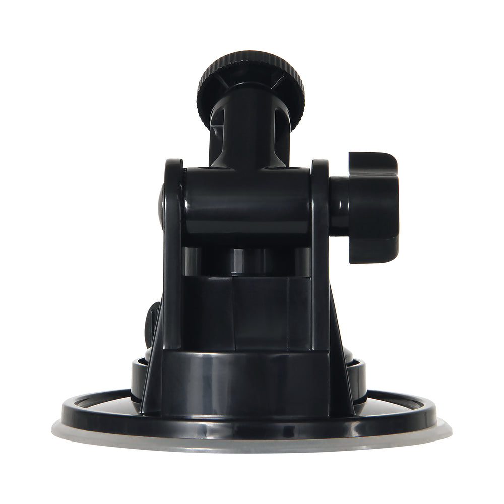 Evolved Thrust & Go Thrusting Vibrator With 2 Shafts and Suction Cup Base Black - Fantasies Boutique