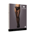 Shots Le Desir Suspender Pantyhose With Strappy Waist Black O/S - Fantasies Boutique