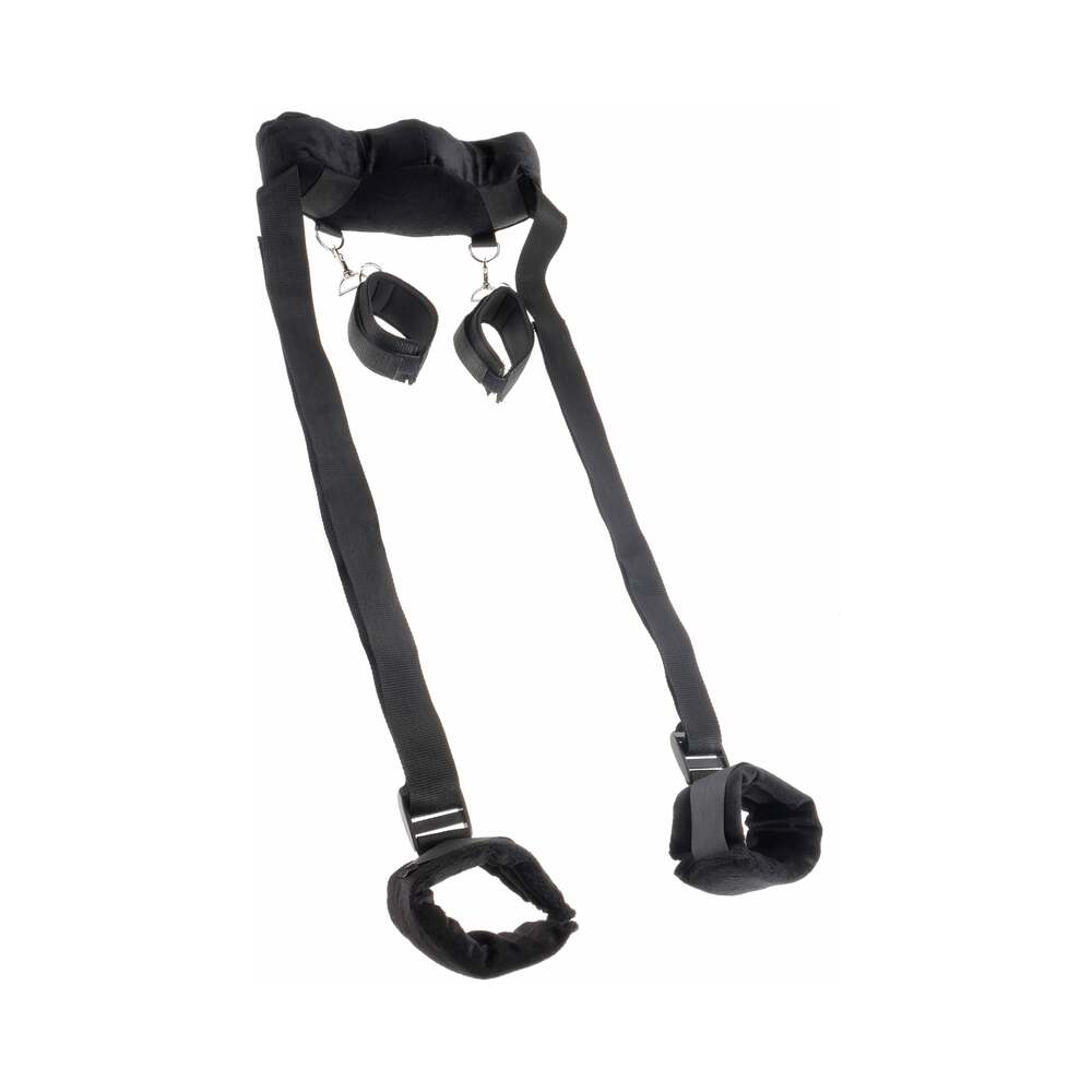 Fetish Fantasy Series Adjustable Position Master with Cuffs Black - Fantasies Boutique