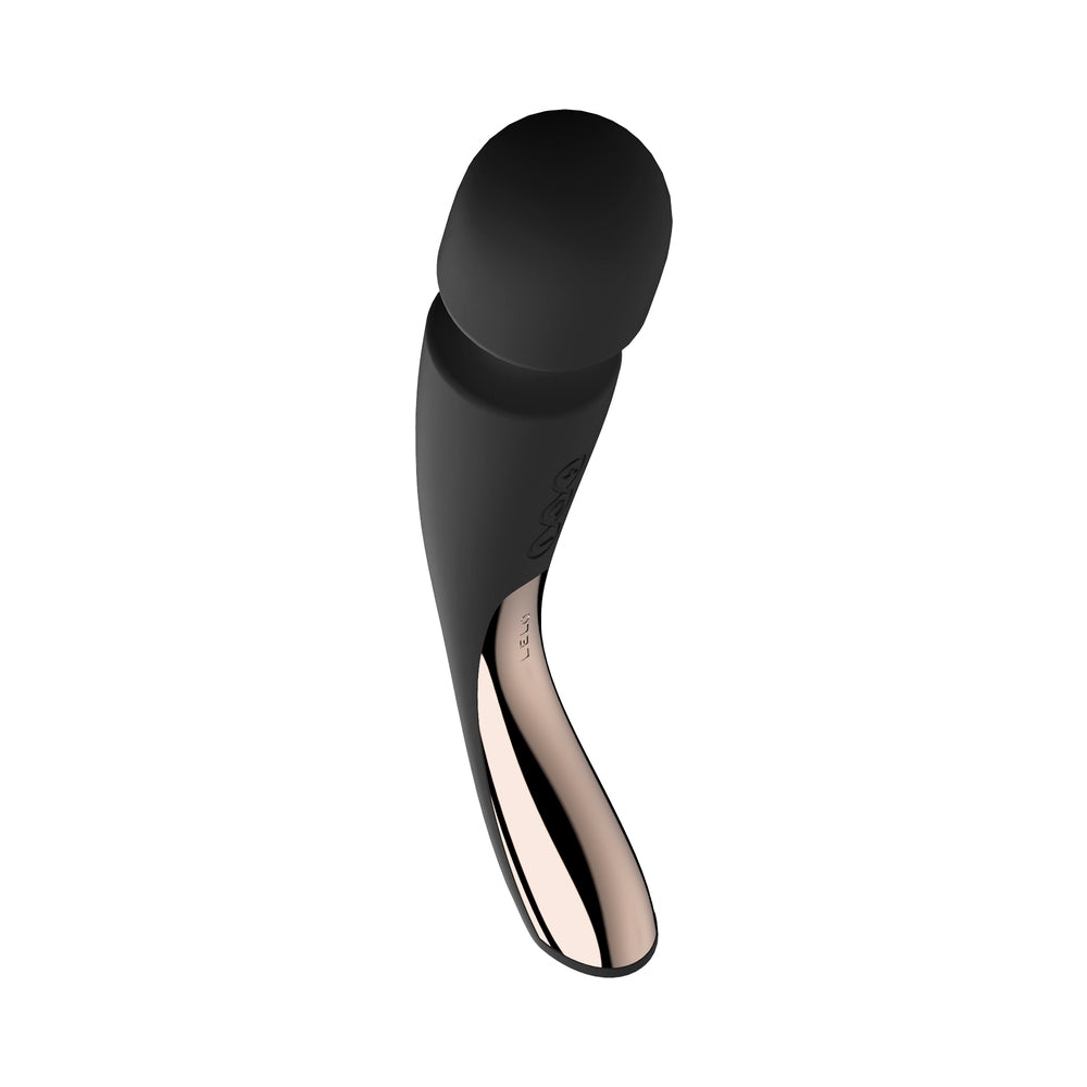 LELO SMART WAND 2 Medium Rechargeable Wand Vibrator Black - Fantasies Boutique