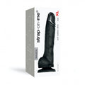 Strap-On-Me Realistic Collection Soft Realistic Dildo Black XL - Fantasies Boutique