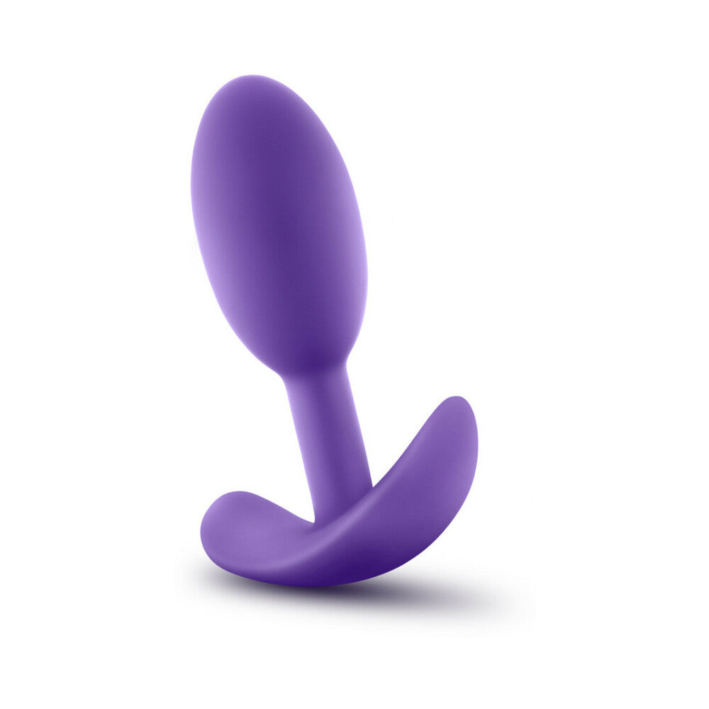 Blush Luxe Wearable Vibra Slim Plug Small Purple - Fantasies Boutique