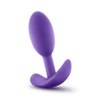 Blush Luxe Wearable Vibra Slim Plug Small Purple - Fantasies Boutique