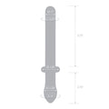 Glas Classic 9.25 in. Smooth Dual-Ended Glass Dildo - Fantasies Boutique