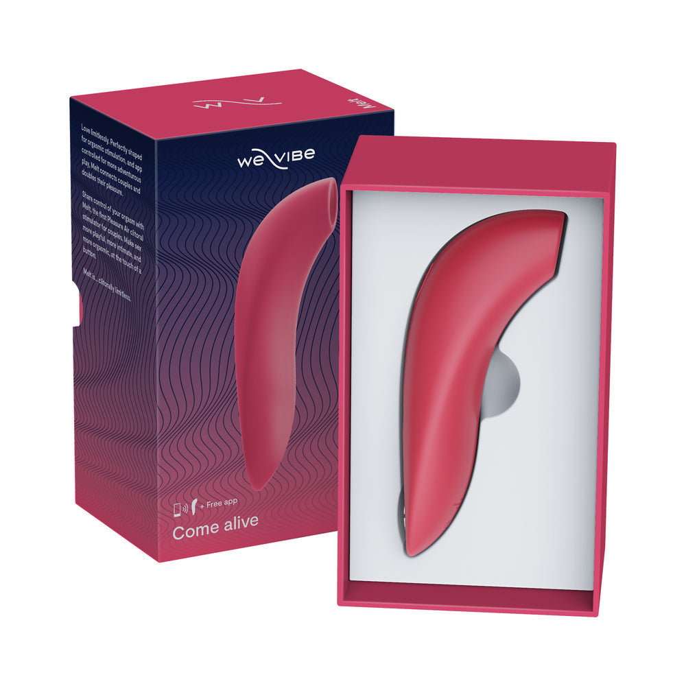 We-Vibe Melt Rechargeable Silicone Pleasure Air Clitoral Stimulator Pink - Fantasies Boutique