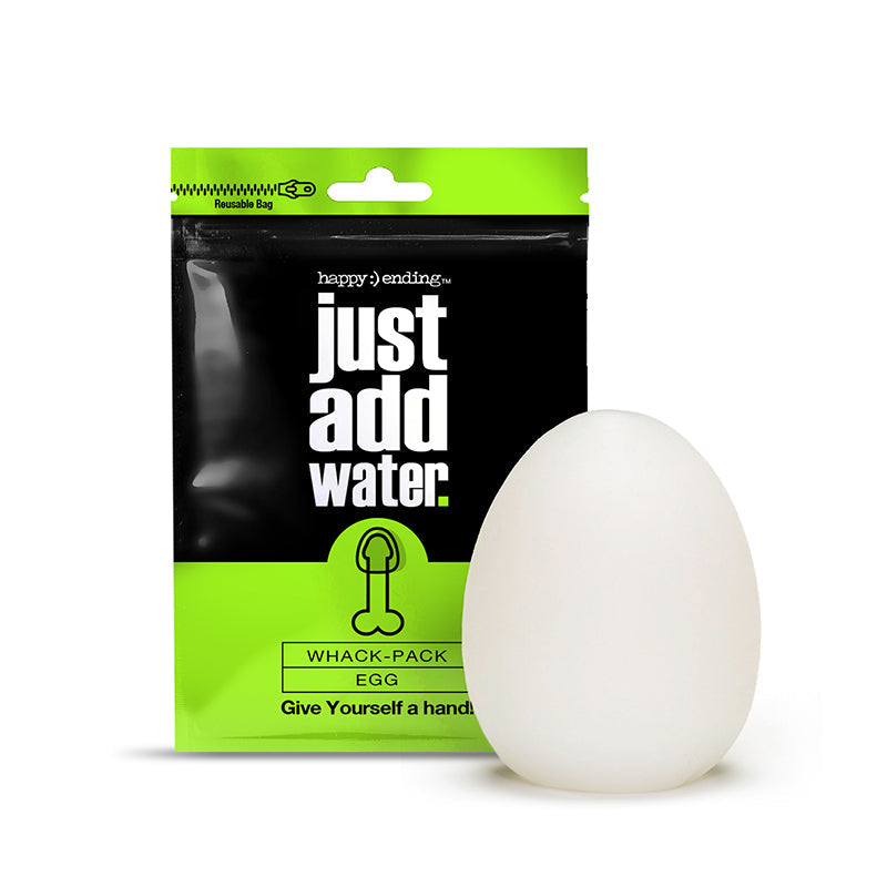 Happy Ending Just Add Water Self-Lubricating Whack Pack - Egg - Fantasies Boutique