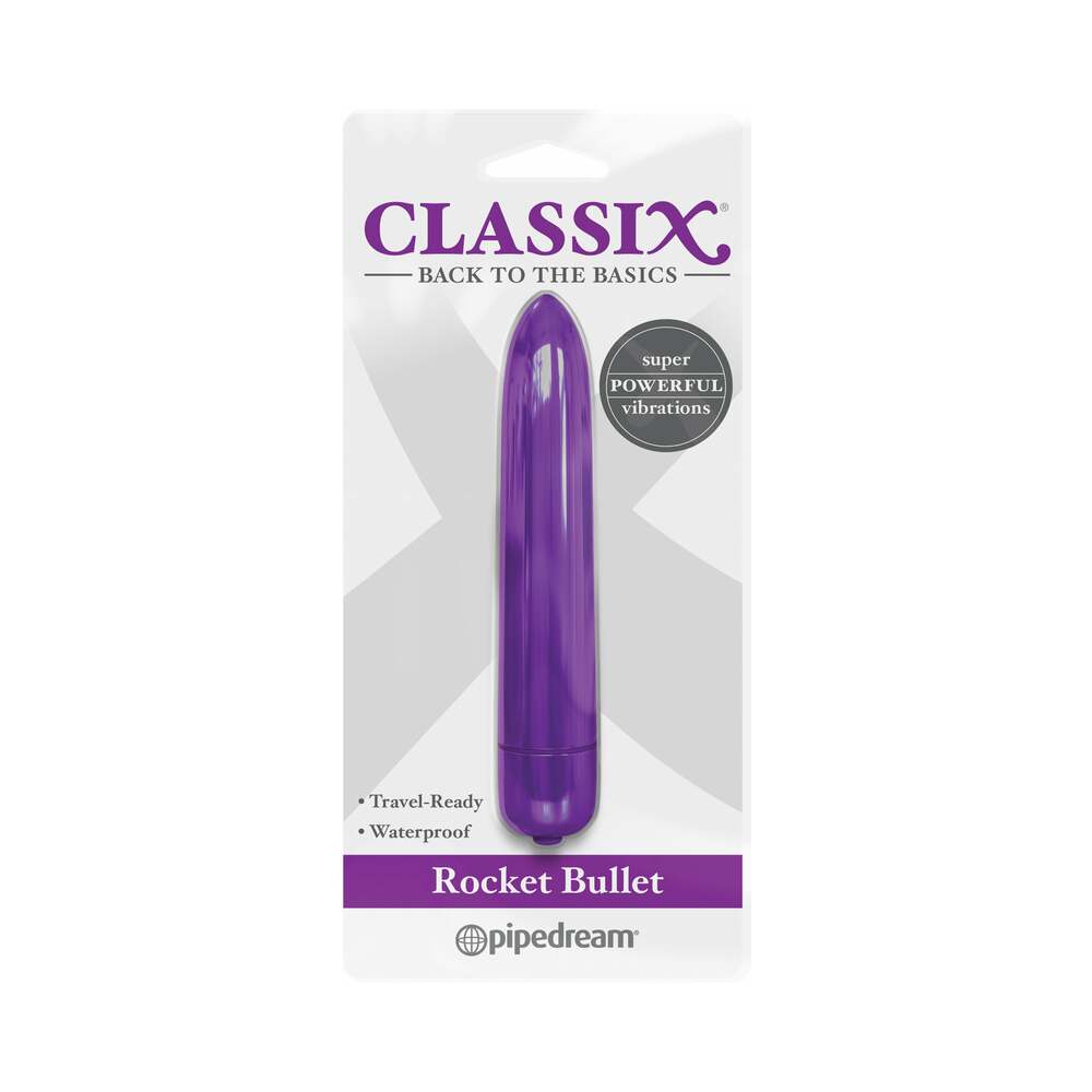 Pipedream Classix Rocket Bullet Vibrator Purple - Fantasies Boutique