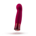 Oh My Gem Classy Rechargeable Warming Silicone G-Spot Vibrator Garnet - Fantasies Boutique