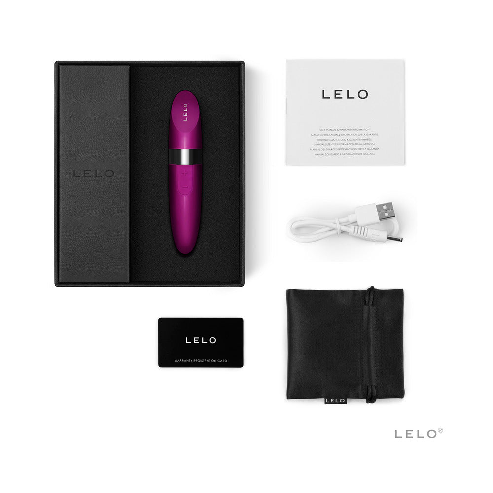LELO MIA 2 Rechargeable Lipstick Vibrator Deep Rose - Fantasies Boutique