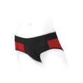 SpareParts Tomboi Nylon Briefs Harness Red/Black Size XS - Fantasies Boutique
