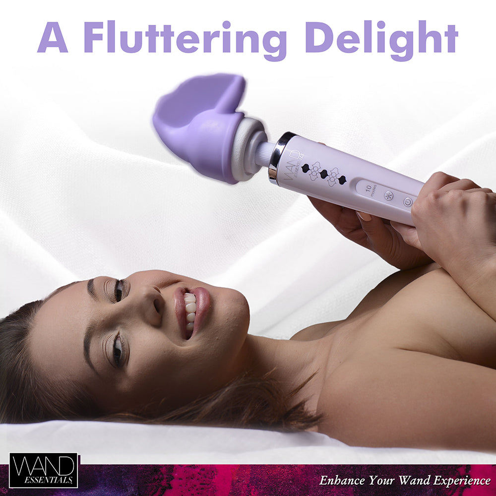 Wand Essentials Fluttertip Wand Attachment Purple