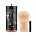 M Elite Soft + Wet Annabella Vagina Stroker with Bullet Vibrator Beige - Fantasies Boutique