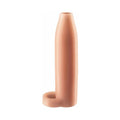 Fantasy X-tensions 7 in. Real Feel Enhancer XL Open-Ended Sling Beige - Fantasies Boutique