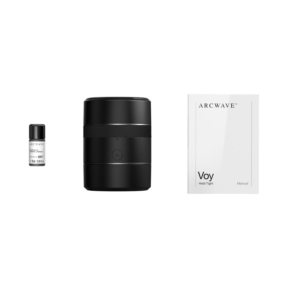 Arcwave Voy Compact Stroker With Tightness Adjustment System Black - Fantasies Boutique