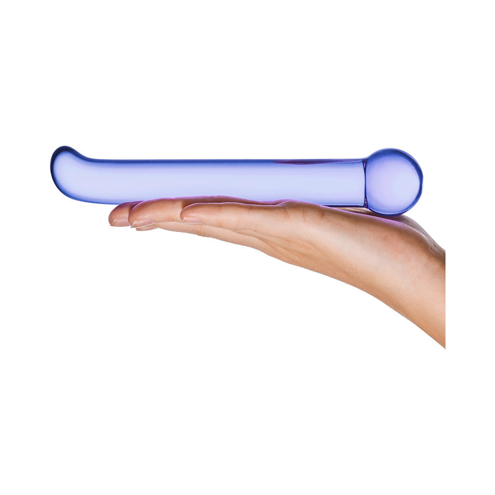 Glas 6.75 in. Purple G-Spot Tickler Glass Dildo - Fantasies Boutique
