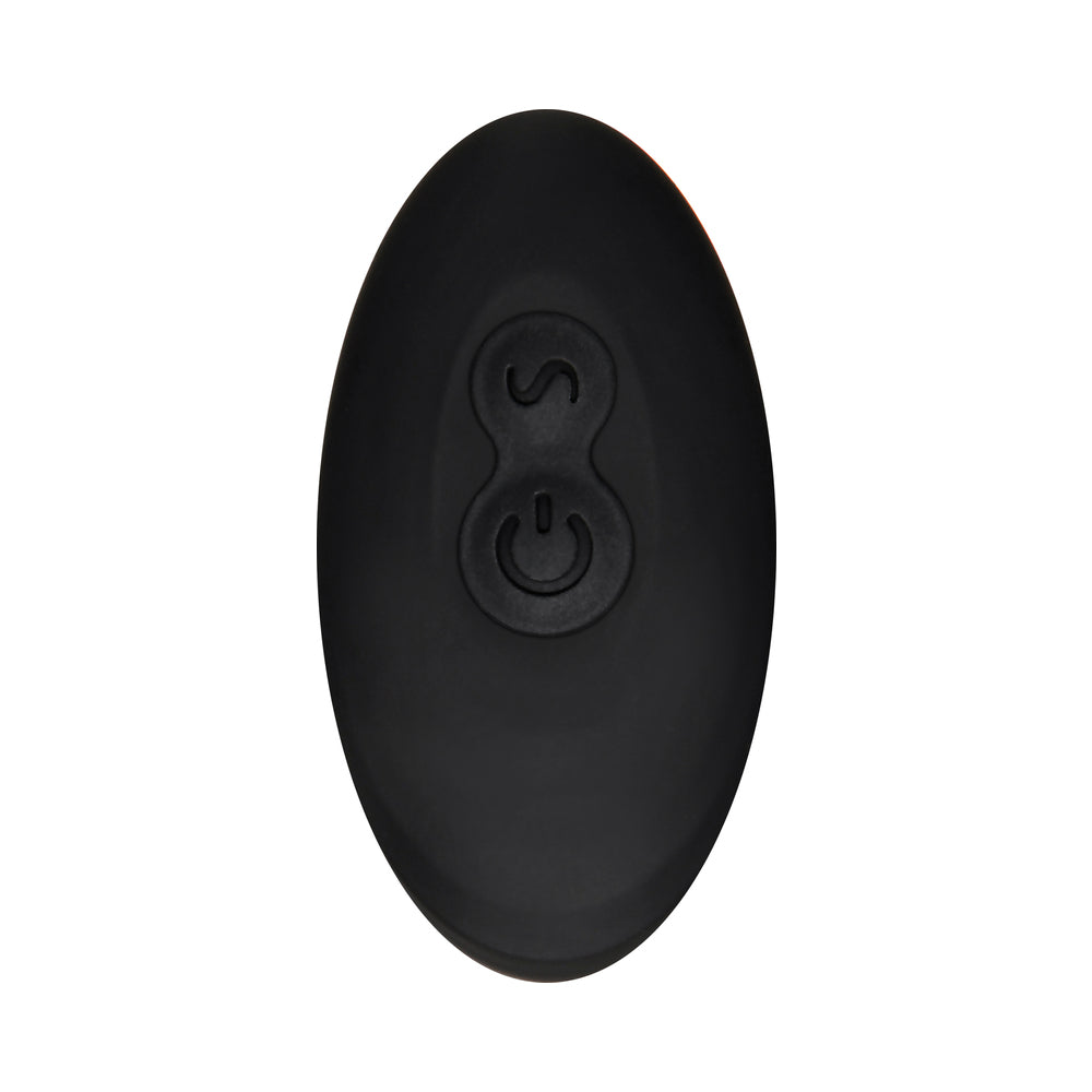 Zero Tolerance Strapped & Tapped Heating, Vibrating Prostate Massager, C-Ring Black